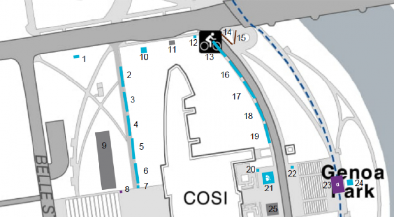 Outreach COSI May 5, 2019 Event Map