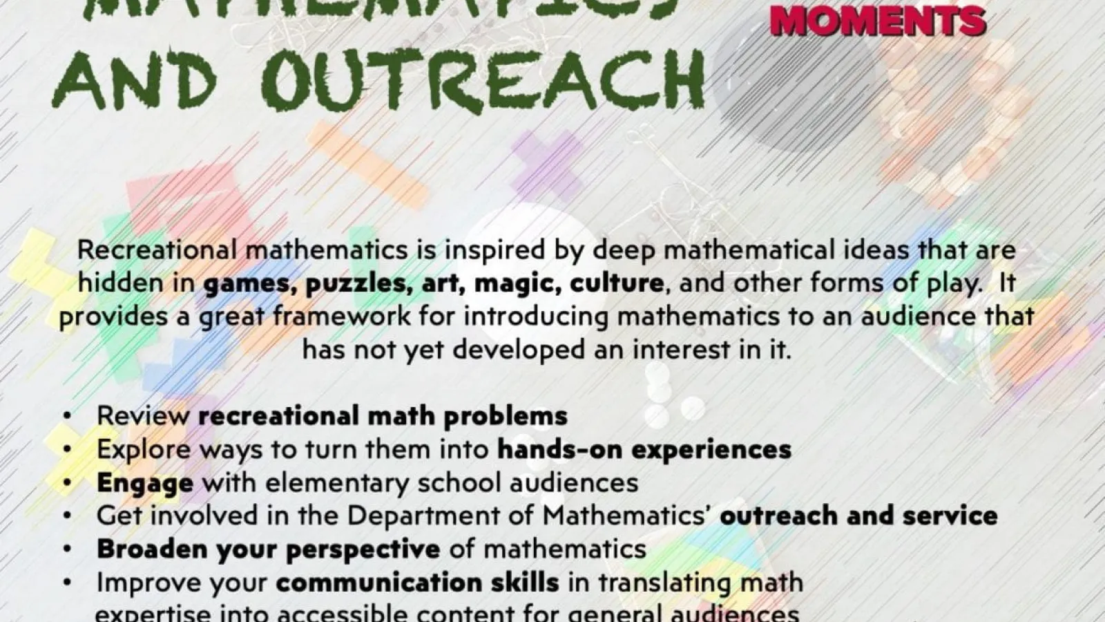 Recreational Mathematics