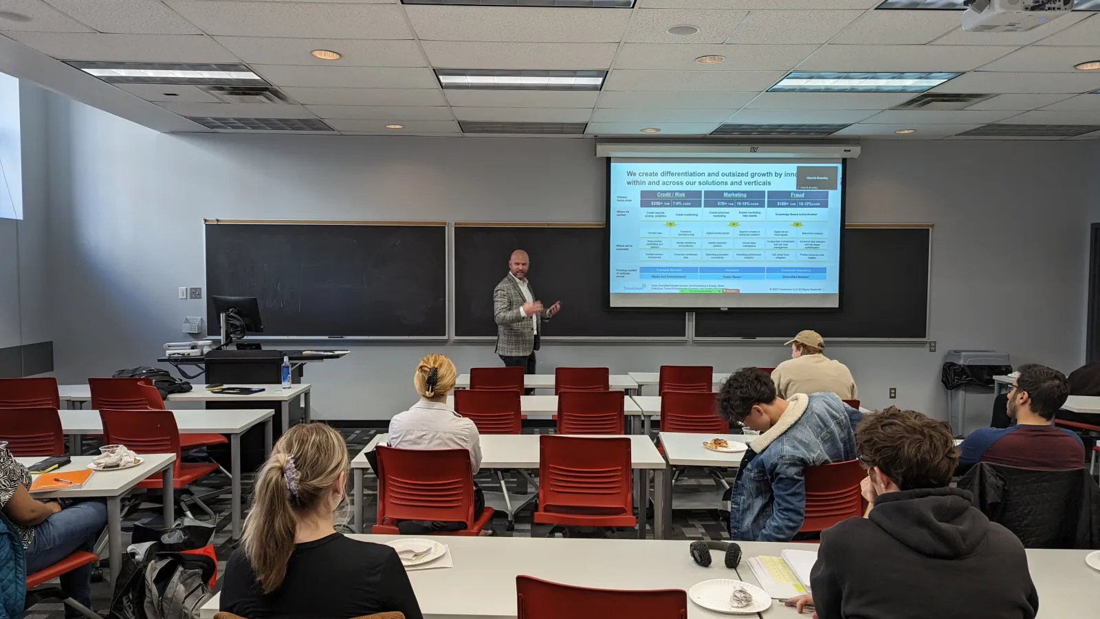 Math to Industry room with smartscreen
