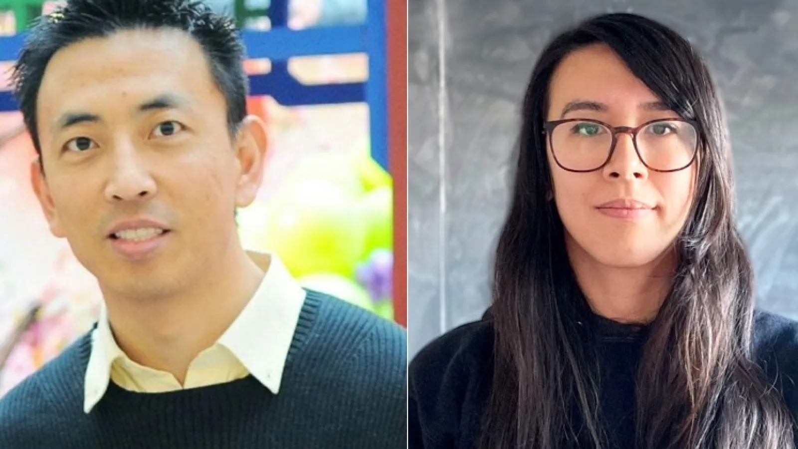 Professor and Chair Dongbin Xiu and Professor Maria Han Veiga