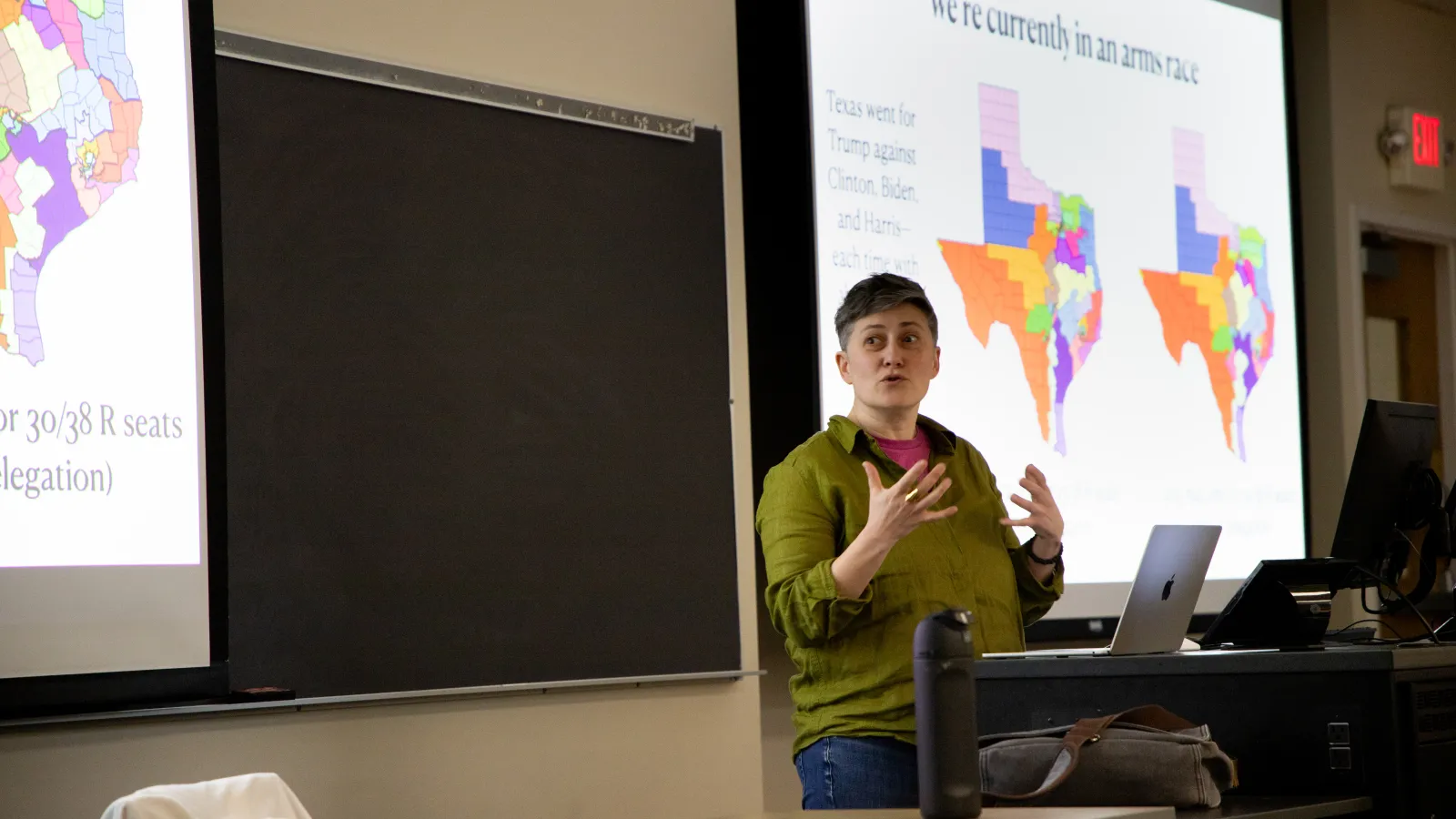 Dr. Duchin at the inaugural lecture