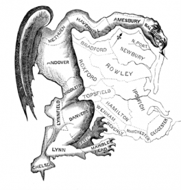 Political Cartoon of Gerrymandering