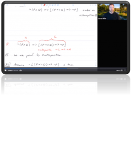 Screenshot of Zoom lesson