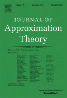 Journal of Approximation Theory Journal of Approximation Theory