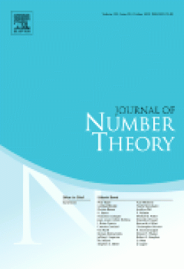 Journal of Number Theory Journal of Number Theory