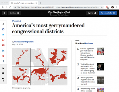 Washington Post Article about Gerrymandering