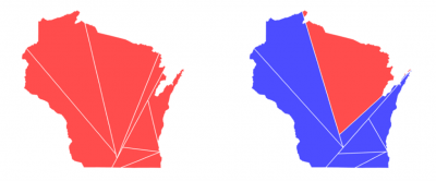 Comparison Maps of Wisconsin Gerrymandering