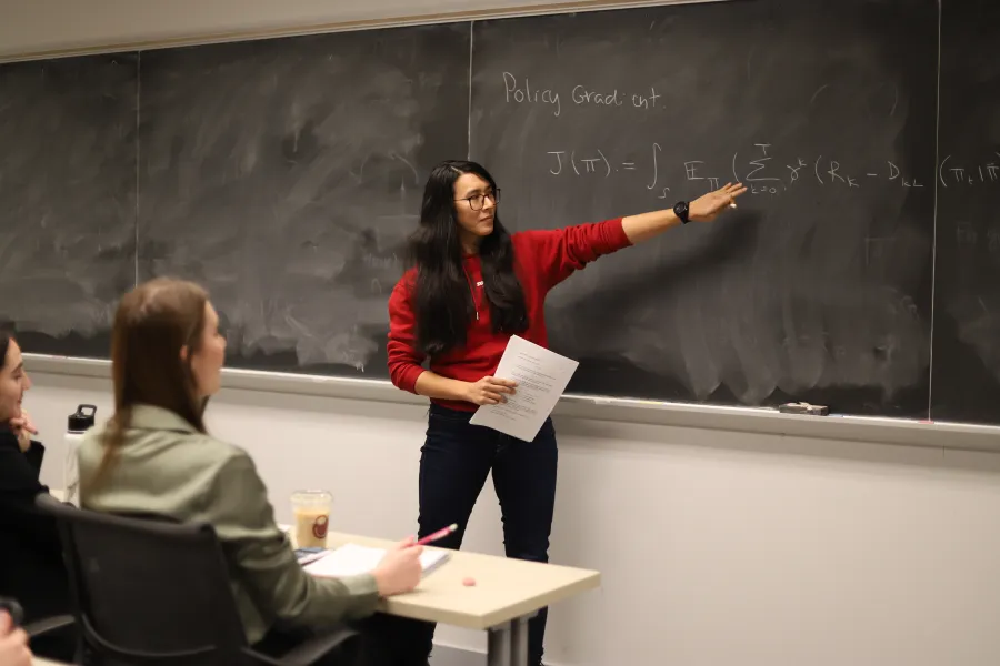 Teacher and student 