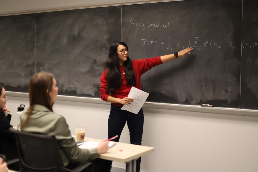 Teacher and student 
