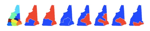 Gerrymandering in New Hampshire Maps