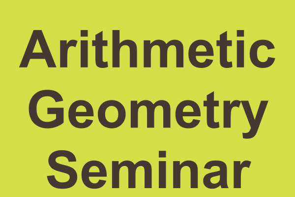 Arithmetic Geometry Seminar