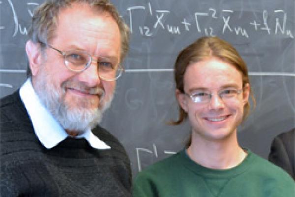 Prof. Sergei Chmutov and Tyler Friesen Prof. Sergei Chmutov and Tyler Friesen