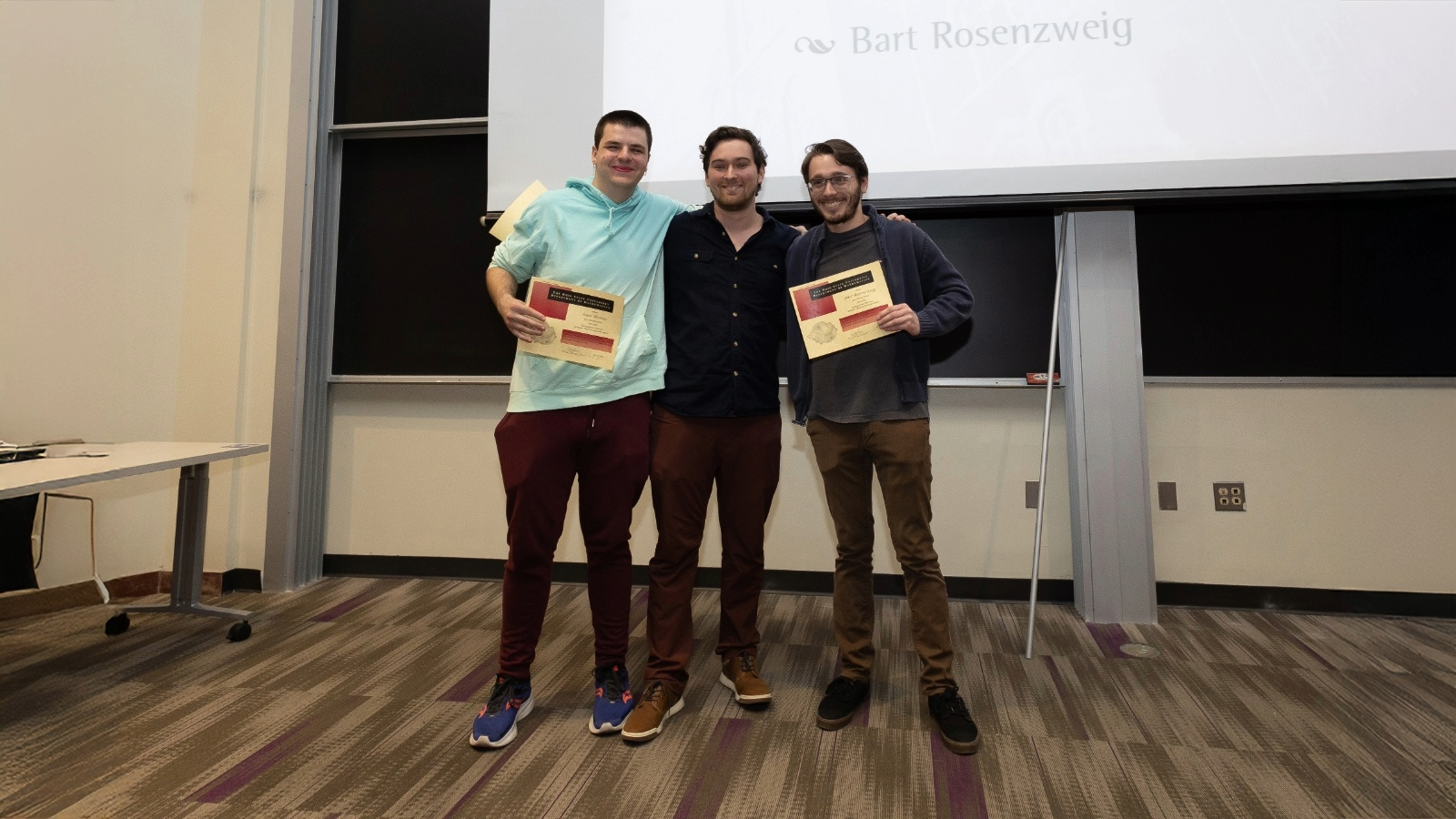 Students received GTA award