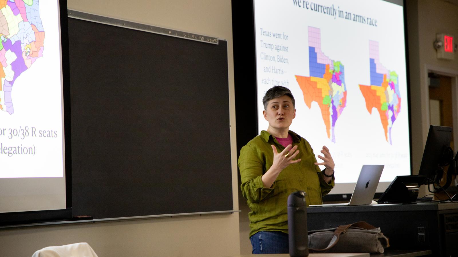 Dr. Duchin at the inaugural lecture