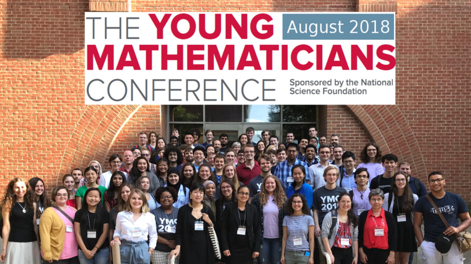 Young Mathematicians Conference 2018 group photo