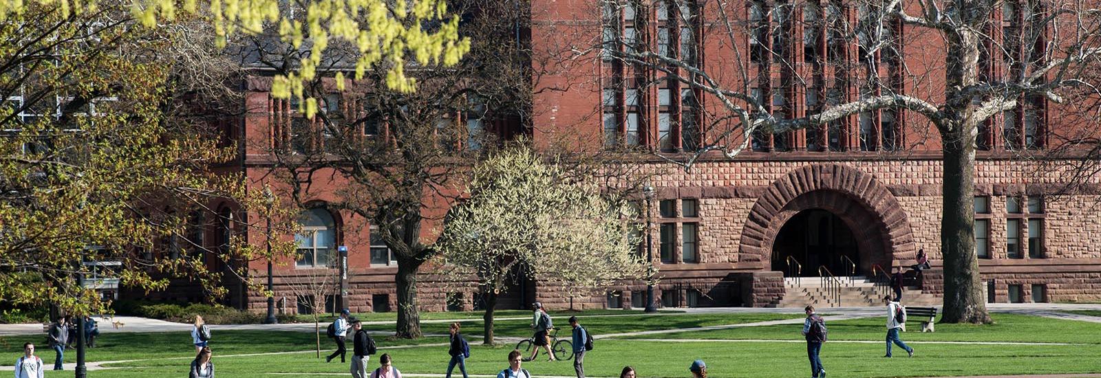 Exterior view of Hayes Hall