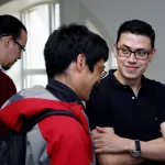 three students