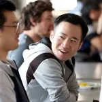 Students talking