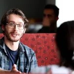 Students talking