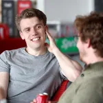 Students talking