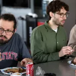 Students eating