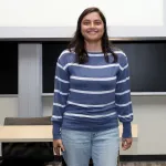Student smiling