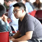 Students talking