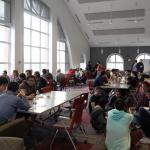 students sitting together