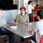 Students talking