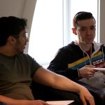 Students talking