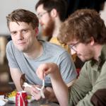 Students eating