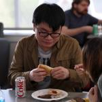 Students eating