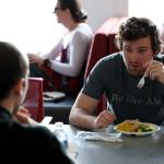 Students talking