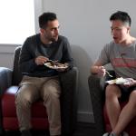 Students talking