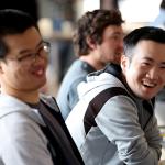 Students talking