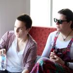 Students talking