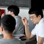 Students talking