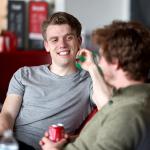 Students talking