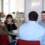Students talking