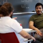 Students talking