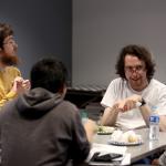 People interacting