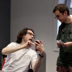 People interacting