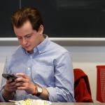 Person on phone