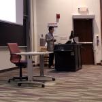 Presenting to students and professors