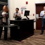 Professors clapping