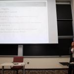 Professor presenting