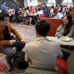 People interacting